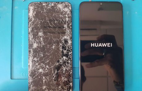 riparazione display smartphone huawei